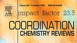 انتشار مقاله در ژورنال بین‌المللی Coordination Chemistry Reviews با ضریب تأثیر (IF) ۲۳.۵