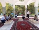 مراسم غبارروبی و عطرافشانی مزار مطهر شهدا