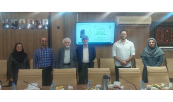 دفاع از پایان‌نامه کارشناسی ارشد با موضوع توسعه مواد رنگزای طبیعی با چارچوب آلی ـ فلزی توسط آقای میلاد کلانتری