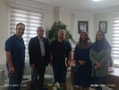 آیین تودیع و معارفه مدیر جدید گروه همکاری های علمی و بین المللی
